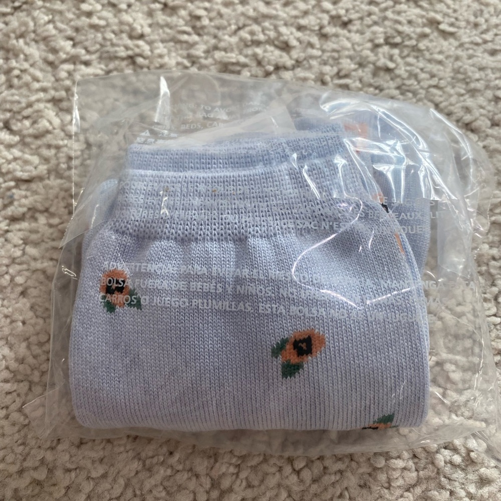 BAGGU Rosette Crew Sock NWT - Picture 5 of 5